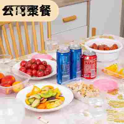 一次性碗筷套装结婚酒席宴席家用聚餐生日宴人份食品级加厚餐具