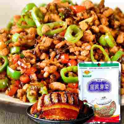 窖香芽菜100g四川宜宾芽菜下饭爽脆咸菜扣肉小面原料发酵餐饮批发