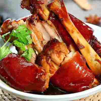 整只大肘子红烧麻辣蹄膀猪肘子酱香肘子开袋即食真空熟食店成品