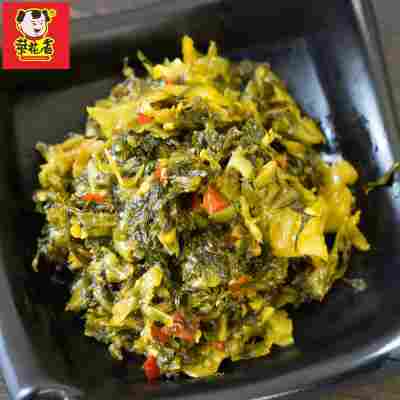 菜花香开味酸菜280g青菜盐菜泡酸菜芽菜下饭菜农家香辣开味梅干菜