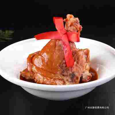 整只2斤大肘子猪肘子五香熟食酱卤蹄髈梅菜肉150红烧肉酱香肘跨境
