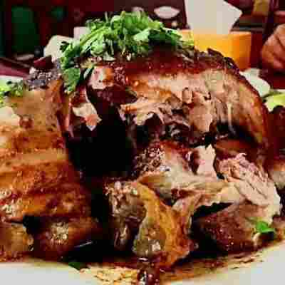 大荔带把肘子红烧酱香猪肘子肉熟食开袋即食肉脯干猪排骨陕西特产