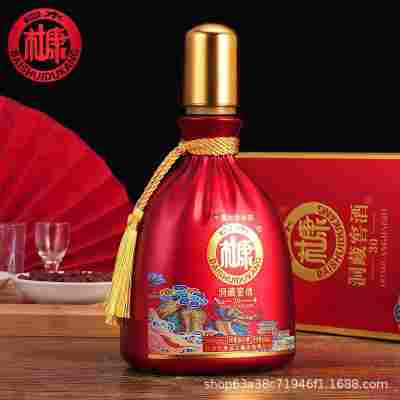 白水杜康洞藏窖酒30礼盒装52度浓香型白酒整箱婚宴批发私域代发