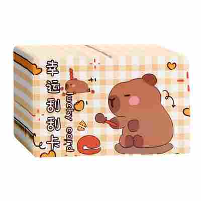 卡皮巴拉创意手写刮刮卡班会小学生奖励抽奖卡激励礼物手写刮刮乐