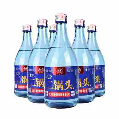 北京二锅头浓香型52度白酒750ML整箱高度酒水整箱包邮一件代发