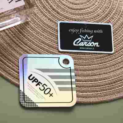 厂家专业定制镭射卡片凹凸工艺印刷吊牌感谢卡免费设计logo包邮